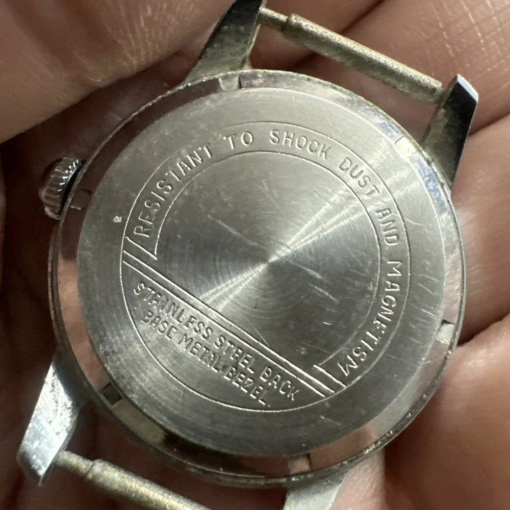 E.W. RODGERS Mens Watch 32mm Manual Wind Swiss Made Missing Glass For Repair